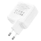 Адаптер мережевий HOCO Header three-port C115A 1USB/2Type-C, 65W/3A, PD/QC| - зображення 3