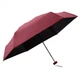Мини-зонт Lesko 191T Burgundy карманный с чехлом капсулой - изображение 1