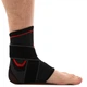 Бандаж на голеностоп с фиксирующим ремнем фиксатор голеностопа Sibote Fit 7206 Black-Grey - изображение 5