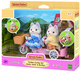 Zestaw do zabawy Epoch Sylvanian Families Tandem Cycling Husky Sister And Brother (5054131056370) - obraz 2