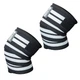 Колінні бинти Gorilla Wear Knee Wraps Black/White (200 см, пара) - зображення 1