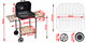 Вугільний гриль Curron GM3000 43x40см + розпалювач - зображення 2