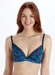 Бюстгальтер Pretty Polly Tropics LPAXT3 трикутний без кісточок комфортний ліф преміальний 12/M Синій (5053014924614) - зображення 1