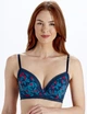 Бюстгальтер Pretty Polly Tropics LPAXT4 на кісточках з пуш ап комфортний та стильний 80D Синій (5053014914585) - изображение 1