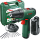 Akumulatorowa wiertarko-wkrętarka Bosch EasyDrill 1200 2 akumulatory + zestaw wierteł i bitów (06039D3007) - obraz 1