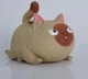 Антистрес іграшка тягучка милий товстий "Злий кіт" "Злі коти" Angry cat 10х9х7 см Коричневий - зображення 12