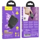 Мережевий зарядний пристрій Hoco N38, USB, Type-C, QC, PD 20W, чорний - зображення 5