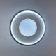 Люстра світлодіодна стельова LUMINARIA LAKE 100W R500 APP WHITE/GRAY 220V IP20 світильник з пультом ДУ - зображення 4