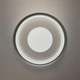 Люстра світлодіодна стельова LUMINARIA LAKE 100W R500 APP WHITE/GRAY 220V IP20 світильник з пультом ДУ - зображення 5