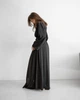 Халат шовк Армані Anetta Чорний L-XL - зображення 5