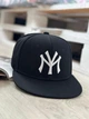 Кепка снепбек (Snapback) Нью Йорк NY Черный с белым 56-61р (9011) - изображение 1