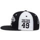 Кепка снепбек (Snapback) Brooklyn 1947 NY Черно-Белый 56-61р (9021) - изображение 6