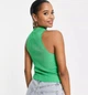 Майка с воротником борцовкой Asos женская XS/S зеленая - зображення 2