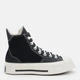 Женские кеды высокие Converse Chuck 70 De Luxe Squared Hi A06435C-001 38 (7.5US) 24.5 см Черные (194434653823) - изображение 1