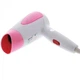 Складной дорожный фен Gemei GM-1756 мини, Pink Розовый - изображение 2
