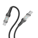 Кабель для зарядки и обмена данными USB YOKI YK-CY23 CYBER Series Type-C to Type-C 60W (3A/20V) 1.2m Черный - изображение 6