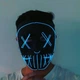 Судная ночь ABC Purge Mask, неоновая маска, питание от батареек - изображение 7