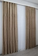 Комплект готовых штор VR-Textil Бархат № 1129ш Какао с терракотовым 100х270 см 2 шт (31-419) - изображение 4