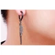 Бижутерия серьги-клипсы-каффы из медицинской стали Feather EH029-04 Black 445 - изображение 2