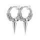 Бижутерия серьги-клипсы-каффы из медицинской стали Tip EH049-03 Silver 439 - изображение 1