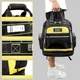Водонепроникний рюкзак для інструментів AIRAJ Tool Backpack 3319 Чорний+Жовтий колір / Органайзер для інструментів (730818187298) - изображение 8