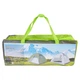 Палатка 4-местная туристическая Green Camp Camping-4 GC1668/N4, кемпинговая палатка для отдыха, семейная палатка Серая - изображение 2