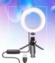 Маленькая кольцевая LED лампа светодиодная от USB 16 cm 6" Earldom ET-ZP29 - изображение 1