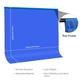 Фон студийный тканевый Puluz PU5207L blue Chroma Key 2х2м - изображение 7