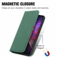 Чехол-книжка Skin Feel Leather Wallet для Vivo V21 Green - изображение 5