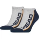 Носки Head Performance Sneaker 2 пари 781008001-870 Синій/Сірий 35-38 (8718824546346) - изображение 1