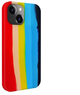 Etui plecki Evelatus Silicone case Multi-Colored do Apple iPhone 14 Rainbow (4752192063320) - obraz 1