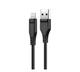 Kabel Acefast Apple Lightning - USB Type A M/M 1.2 m Black (C3-02-A-L black) - obraz 1