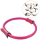 Кольцо для фитнеса Bambi MS 2287 P пилатеса, йоги, диаметр 36.5 см, Розовый (MS 2287 Pink-RT) - изображение 1