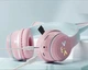 Наушники с кошачьими ушками CATEAR JST-BT035 (Green-Pink) - изображение 4