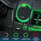 Магнитный держатель для телефона с беспроводной зарядкой Essager RGB Magnetic Car (ACPH004) - изображение 8