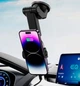 Холдер XO WX038 transparent car wireless charging 15W holder Black - изображение 4