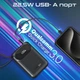 УМБ Promate PowerPod-20 20000 mAh, USB-C/USB-А порт, USB-C/Lightning коннекторы (powerpod-20.black) - изображение 5