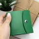 Кошелек женский кожаный маленький на кнопке Handycover HC0062 зеленый - изображение 7