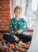Детская теплая пижама для мальчика Носи своє 6076-024-4-1 122 см Акула/Черная (p-7620-91576) - изображение 6