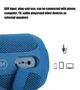 Портативная Беспроводная Bluetooth Колонка акустика REMAX Star Series RGB Outdoor Wireless Speaker RB-M28 PRO IPX7 |BT5.0,8Wx2, TWS, AUX/TF, DSP, 8h| Синий - изображение 5