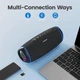 Портативна бездротова Bluetooth колонка акустика Sounarc R1 IPX6 BT5.3 AUX/TF, 40Вт, TWS, 16h Max | Чорний - зображення 6