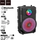 Портативная беспроводная Bluetooth колонка акустика с микрофоном HOCO Mature outdoor BT speaker BS46 | BT5.0, MP3, DC, USB/AUХ/TF/TWS/FM | Черный - изображение 13