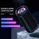 Портативная беспроводная Bluetooth колонка акустика Onikuma L20 RGB IPX7 | BT5.3, 6h | Черный - изображение 13