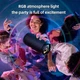 Портативная беспроводная Bluetooth колонка акустика Onikuma L20 RGB IPX7 | BT5.3, 6h | Черный - изображение 14