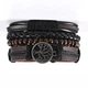 Браслет кожаный Дерево Жизни многослойный Black-Brown - изображение 5