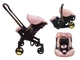 Коляска автокресло 4в1 Pink / Розовая - изображение 1