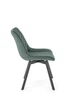 Темно-зелене крісло K-520 Halmar 45x86x63 (V-CH-K520-KR-C.ZIELONY) 167150 - зображення 8
