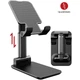 Складна підставка-тримач для смартфону Folding desktop phone stand чорна - зображення 4