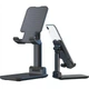 Складна підставка-тримач для смартфону Folding desktop phone stand чорна - зображення 5