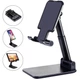 Складна підставка-тримач для смартфону Folding desktop phone stand чорна - зображення 6